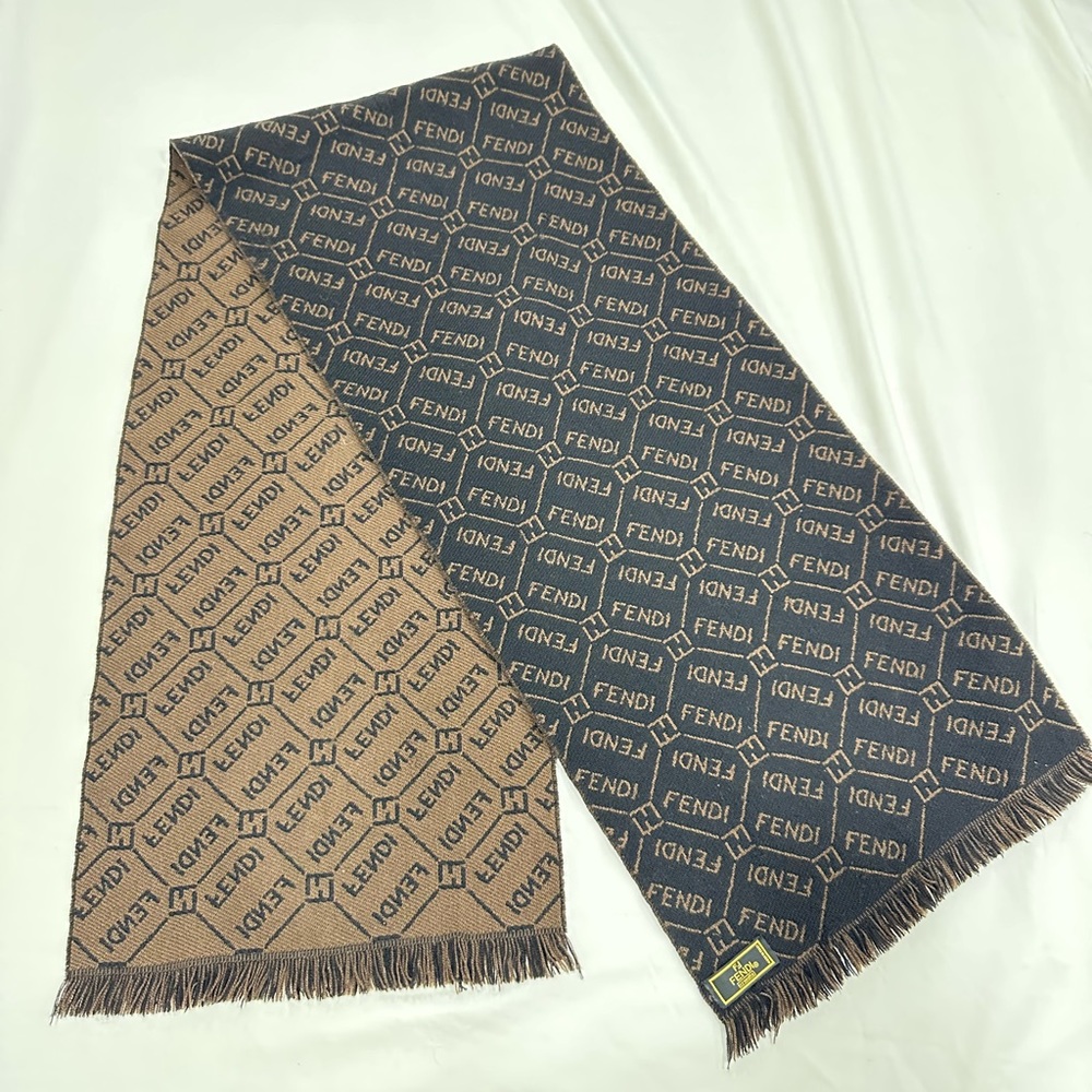 Authentic Reversible FENDI Scarf
